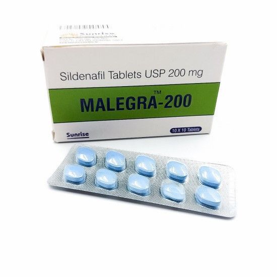 Malegra 200 (Подвійне дозування)