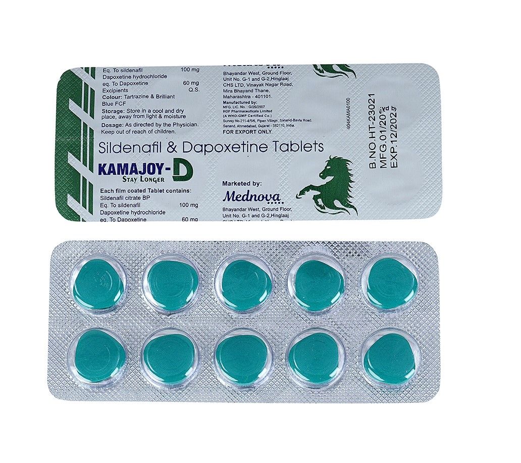 Kamajoy D. Засіб 2 в 1 міцна ерекція та тривалий акт