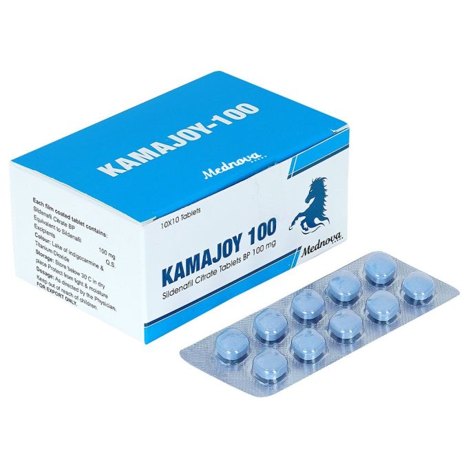 Kamajoy 100 (Силденафіл 100 мг) таблетки для чоловіків