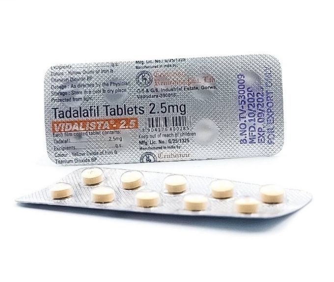 Vidalista 2.5 (Найменше дозування)