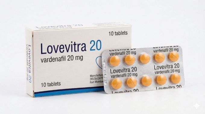 lovevitra 20 (Варденафіл 20 мг). Для міцної ерекції