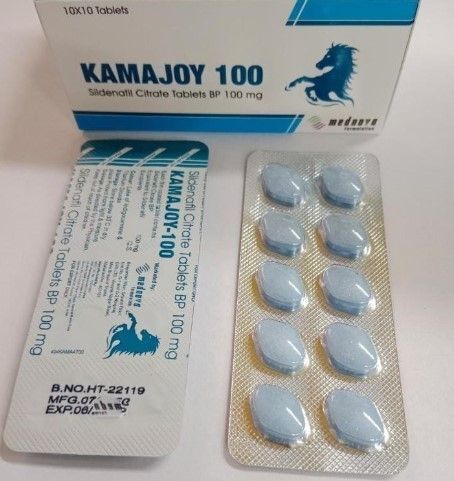 Kamajoy 100 (Силденафіл 100 мг) таблетки для чоловіків