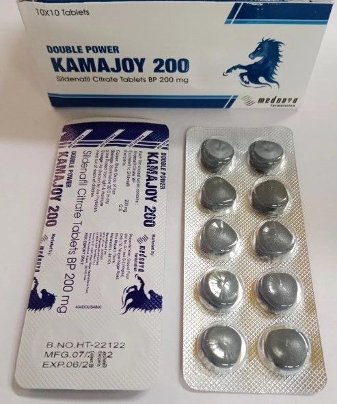 Kamajoy 200 (Подвійне дозування Силденафіла в 200 мг). Супер сила в ліжку!