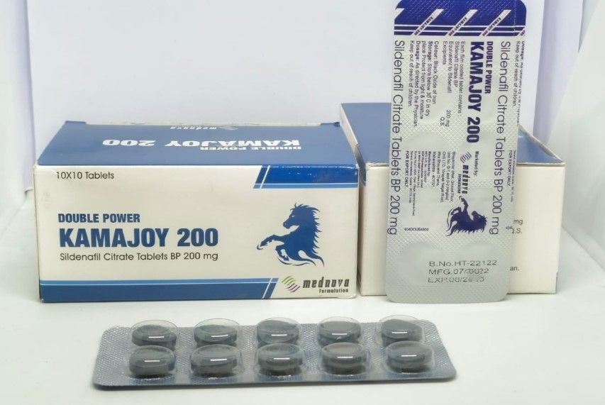 Kamajoy 200 (Подвійне дозування Силденафіла в 200 мг). Супер сила в ліжку!
