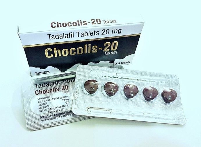 Chocolis 20. Жувальний дженерик Сіаліса для швидкої впевненості в інтимній сфері