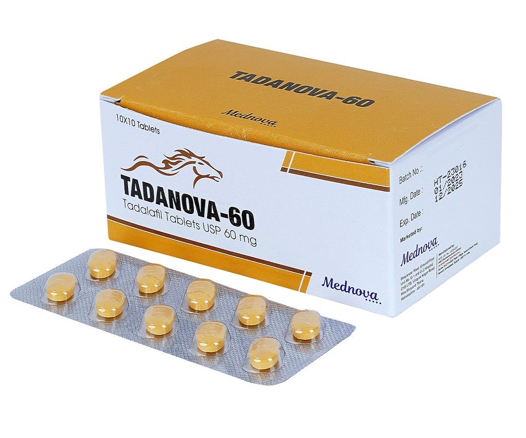 Tadanova 60. Чоловічий збудник для ерекції. Тадалафіл 60 мг