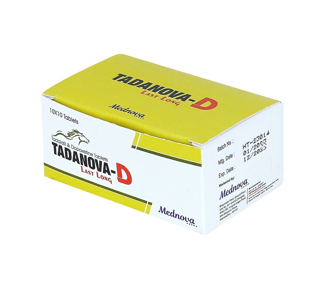 Tadanova D. Ерекція та продовження акту. Тадалафіл 20 та Дапоксетин 60